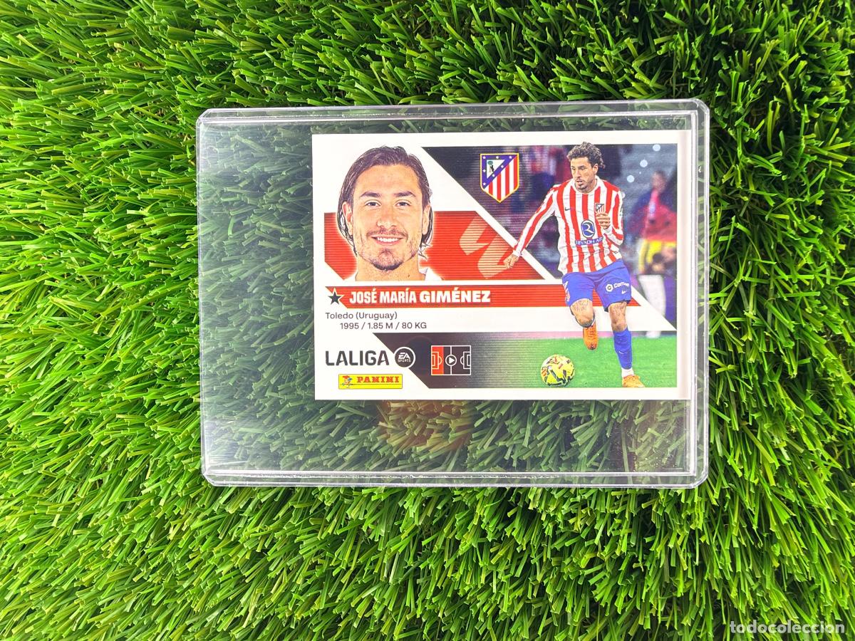 Cromos de f&uacute;tbol: N&ordm; 8B Gim&eacute;nez Atletico de Madrid Liga Este 26 27