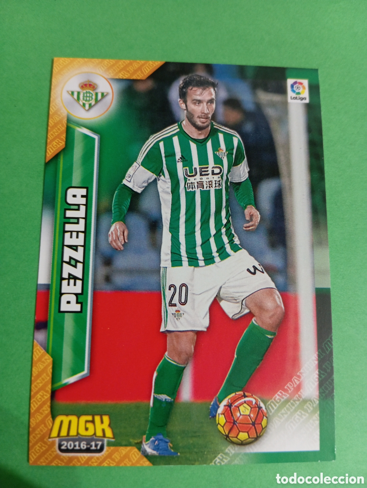 Cromos de f&uacute;tbol: Pezzella Betis n&deg;114 / PANINI MEGACRACKS 2016/2017