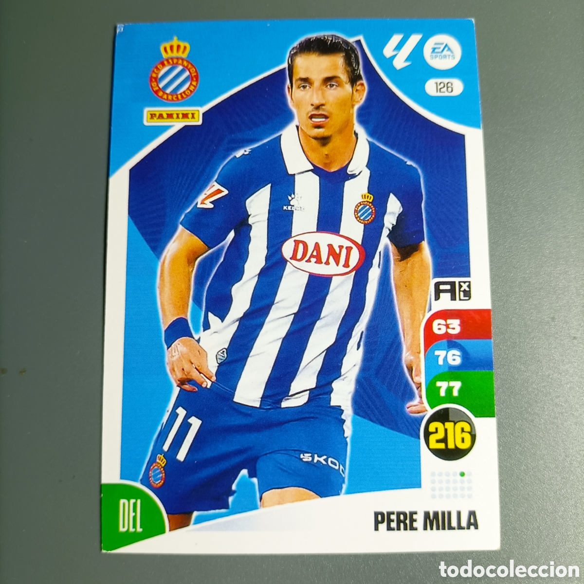 Cromos de f&uacute;tbol: ADRENALYN. LIGA 2024-2025 (ESPANYOL) №126 PERE MILLA