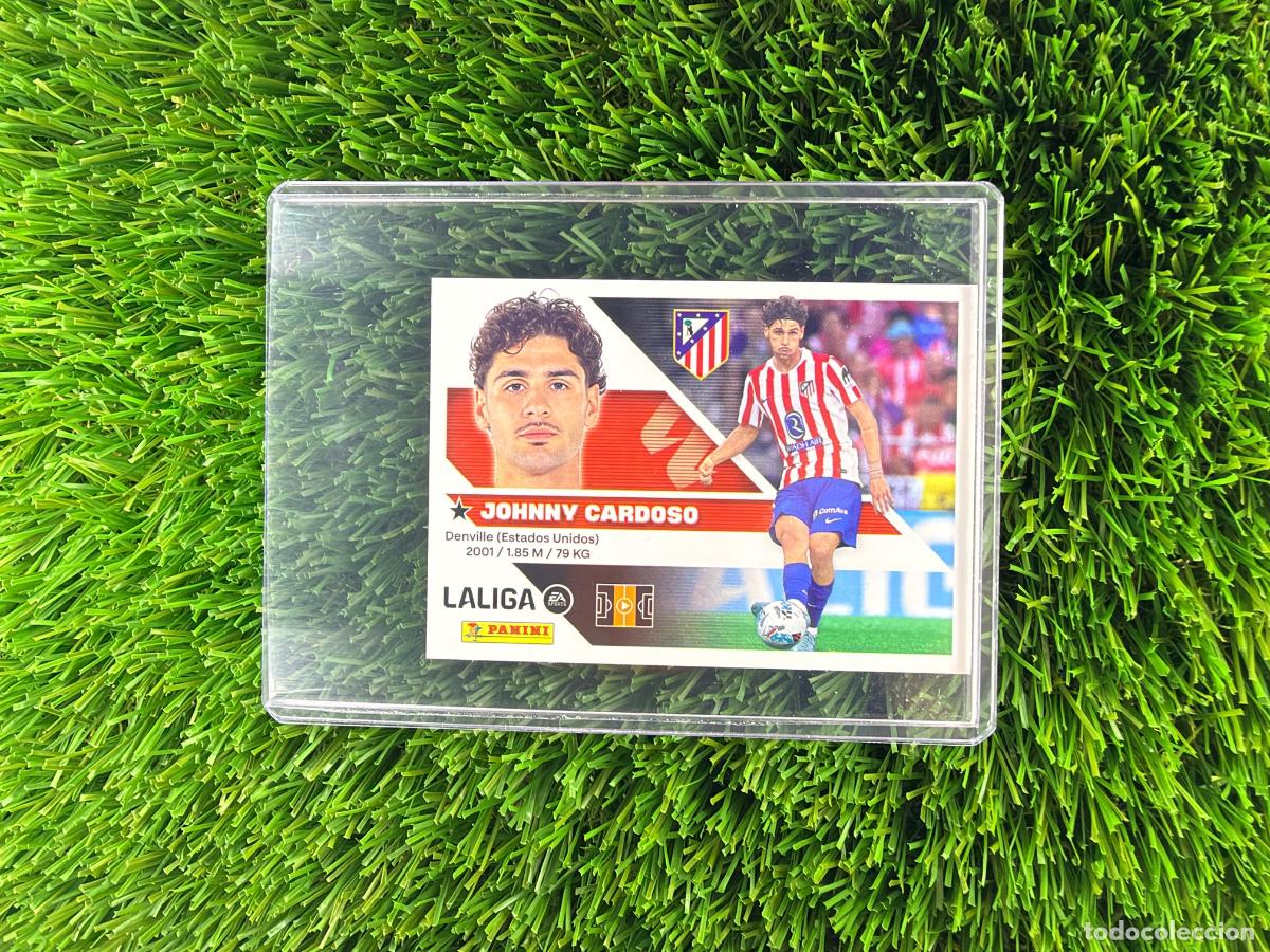 Cromos de f&uacute;tbol: N&ordm; 13 Johnny Cardoso Atletico de Madrid Liga Este 26 27