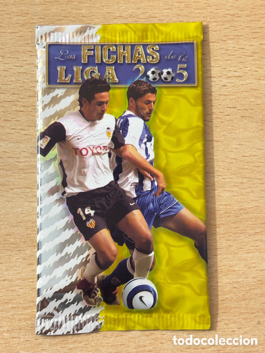 Cromos de f&uacute;tbol: Sobre sin abrir Mundicromo Las fichas de la Liga 2005 &iquest;Messi 617 rookie?. Varias Uds disponibles