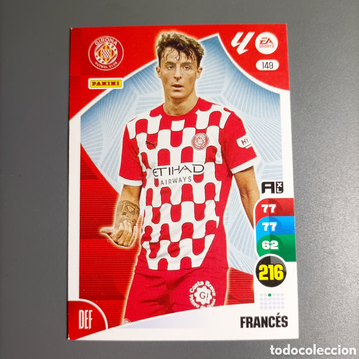 Cromos de f&uacute;tbol: ADRENALYN. LIGA 2024-2025 (GIRONA) №149 FRANCES