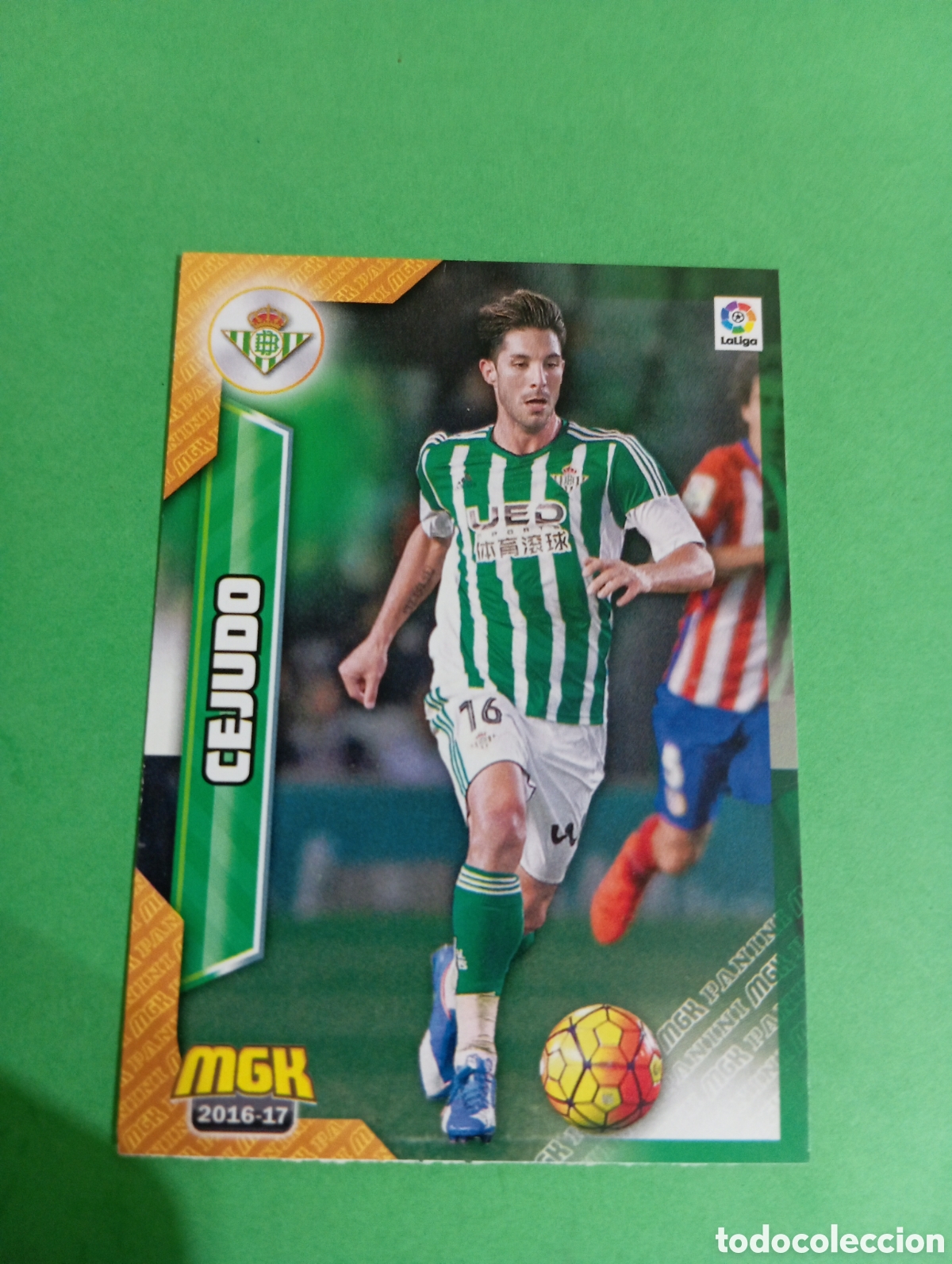 Cromos de f&uacute;tbol: Cejudo Betis n&deg;125 / PANINI MEGACRACKS 2016/2017