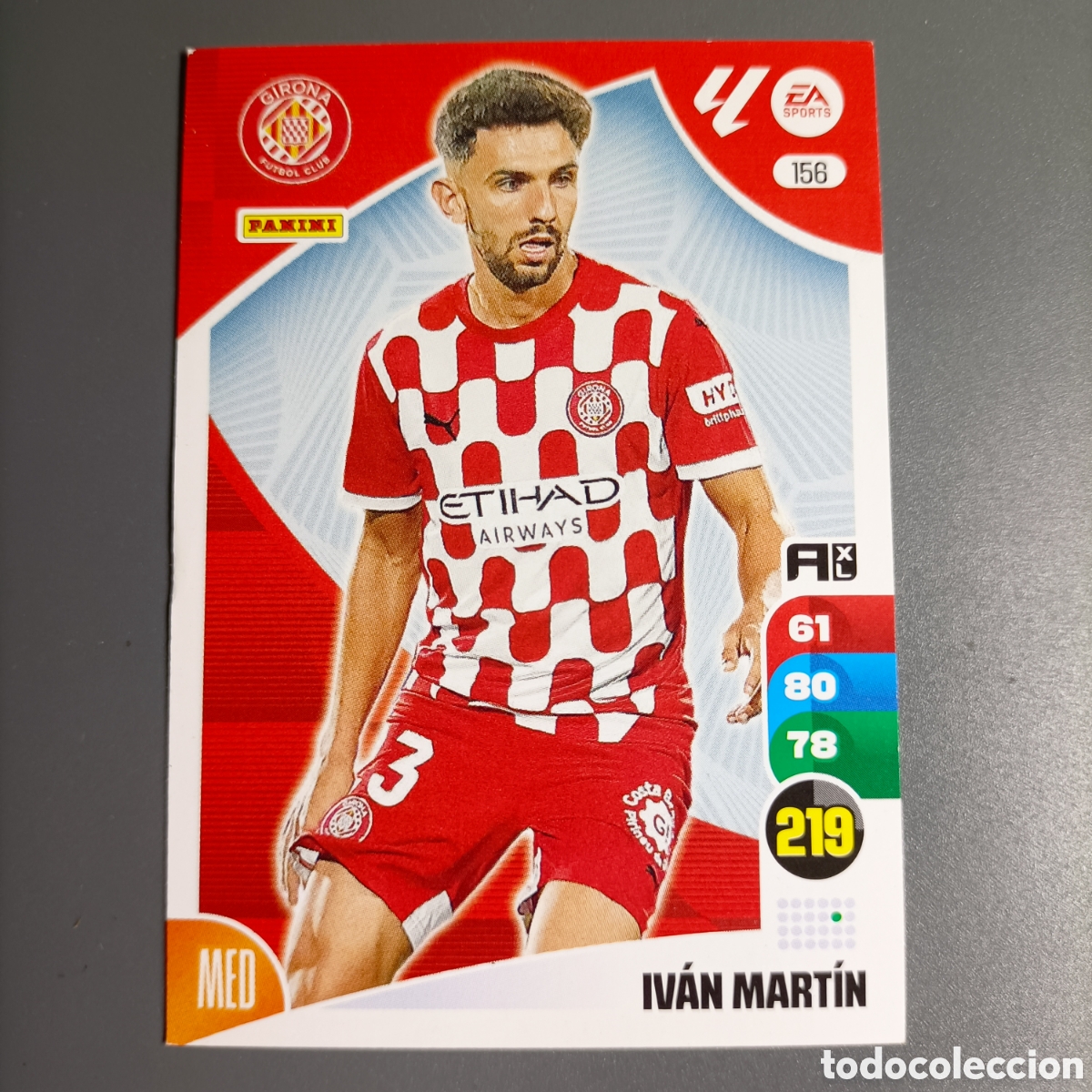 Cromos de f&uacute;tbol: ADRENALYN. LIGA 2024-2025 (GIRONA) №156 IVAN MART&Iacute;N