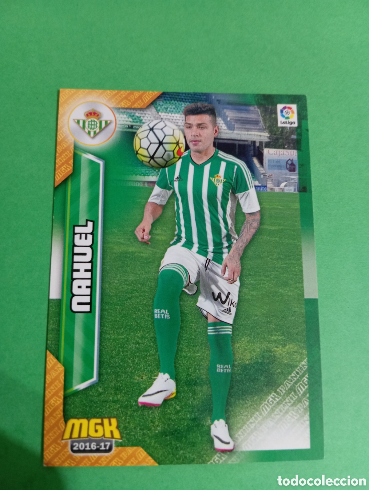 Cromos de f&uacute;tbol: Nahuel Betis n&deg;127 / PANINI MEGACRACKS 2016/2017