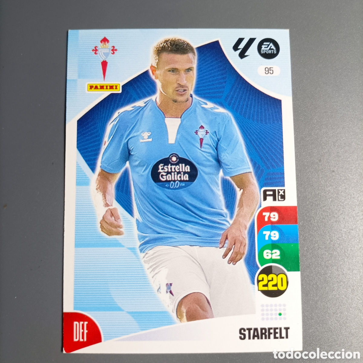 Cromos de f&uacute;tbol: ADRENALYN. LIGA 2024-2025 (CELTA) №95 STARFELT