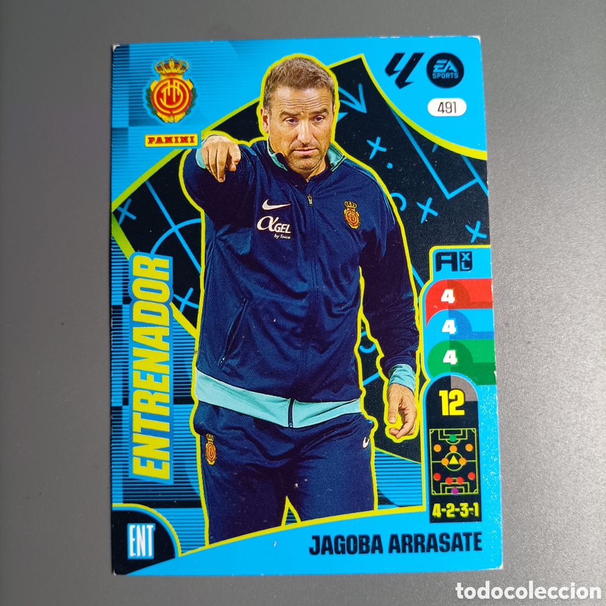 Cromos de f&uacute;tbol: ADRENALYN. LIGA 2024-2025 (MALLORCA) №491 JAGOBA ARRASATE