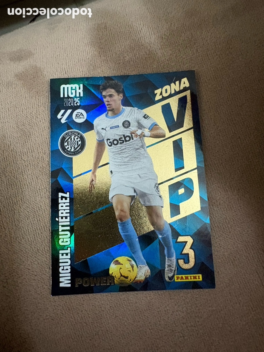 Cromos de f&uacute;tbol: P 400 MIGUEL GUTIERREZ (ZONA VIP POWER) GIRONA FC LIGA 24-25 2024 2025 MEGACRACKS. MGK
