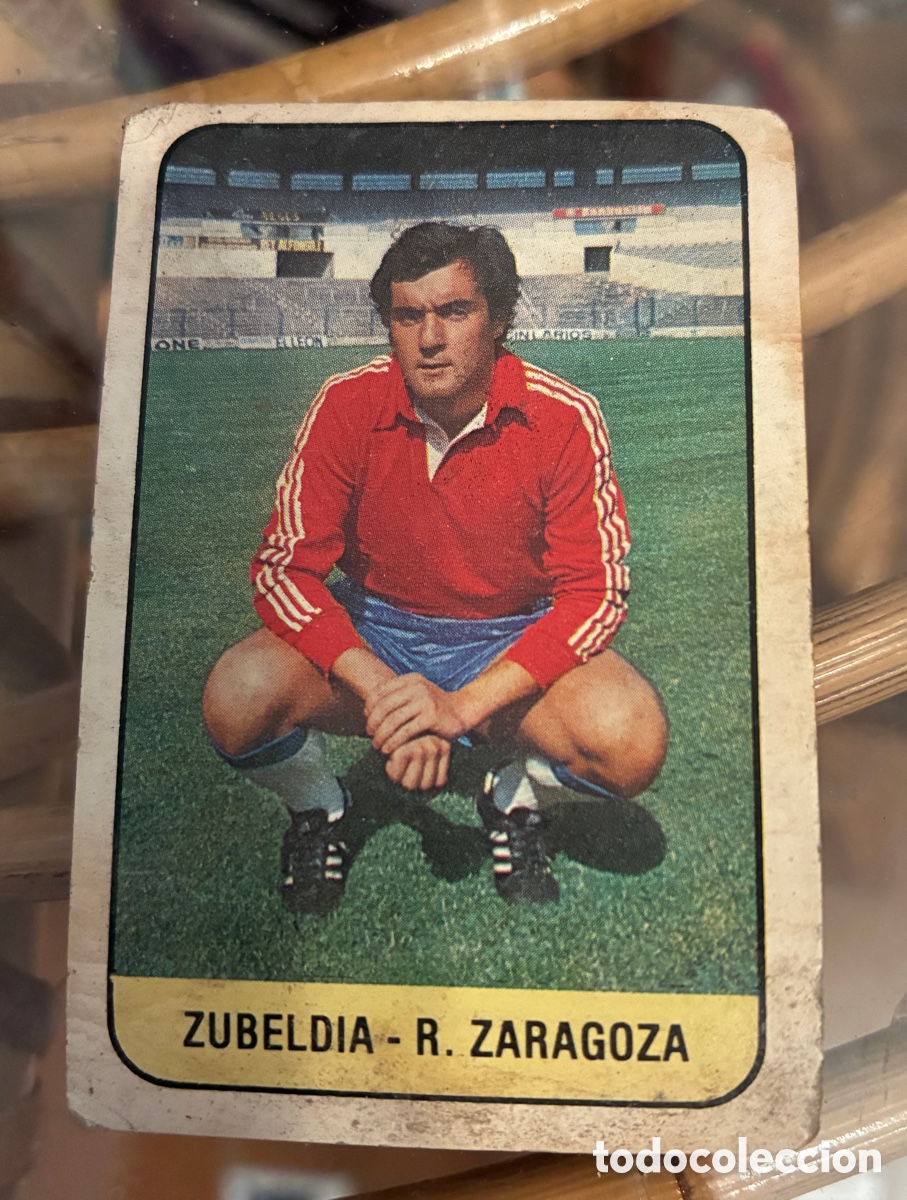 Cromos de f&uacute;tbol: Cromo ZUBELDIA Real Sociedad liga 78/79