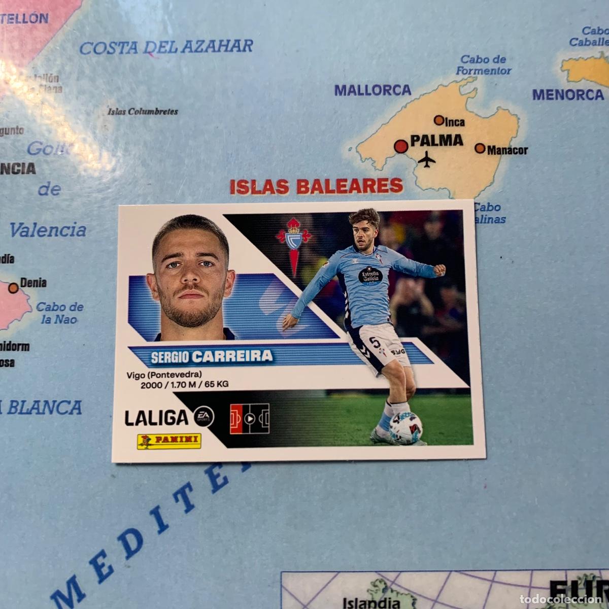 Cartes &agrave; collectionner de Football: Carreira n&uacute;mero 10 del Celta cromo de la liga este 26-27 2026-2027
