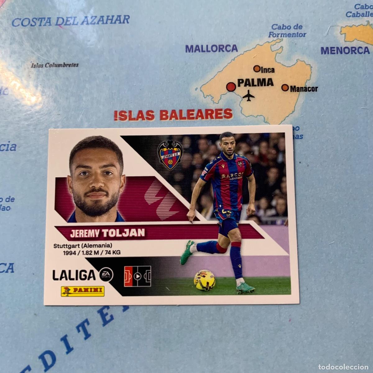 Cartes &agrave; collectionner de Football: Toljan n&uacute;mero 5 del Levante cromo liga este 26-27 2026-2027