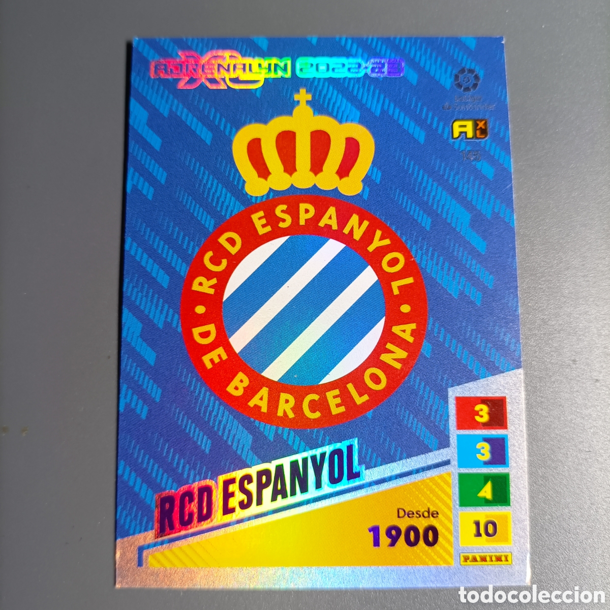 Fu&szlig;ball-Sticker: ADRENALYN. LIGA 2022-2023 (ESPANYOL) №145 ESCUDO