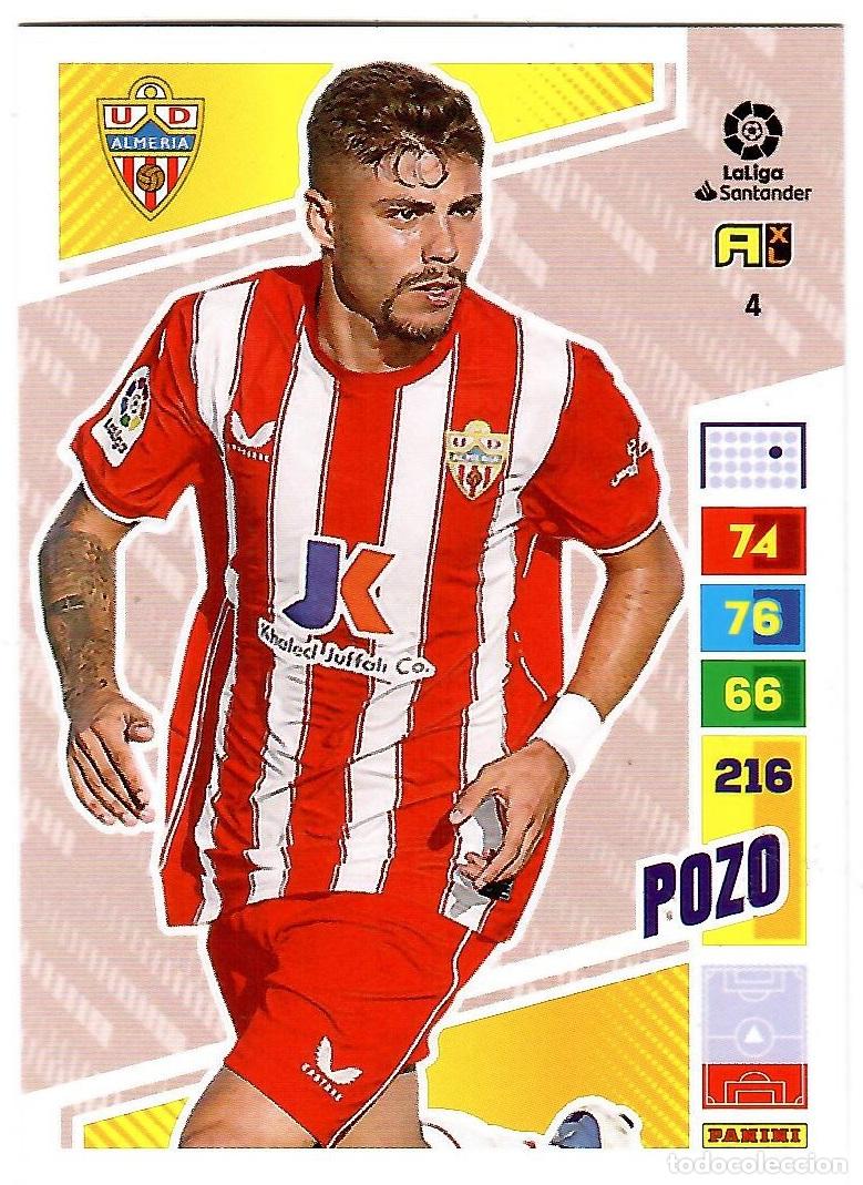 Cromos de f&uacute;tbol: Pozo (Almeria), n&ordm; 4: Cromo del album de futbol Adrenalyn 2022-23