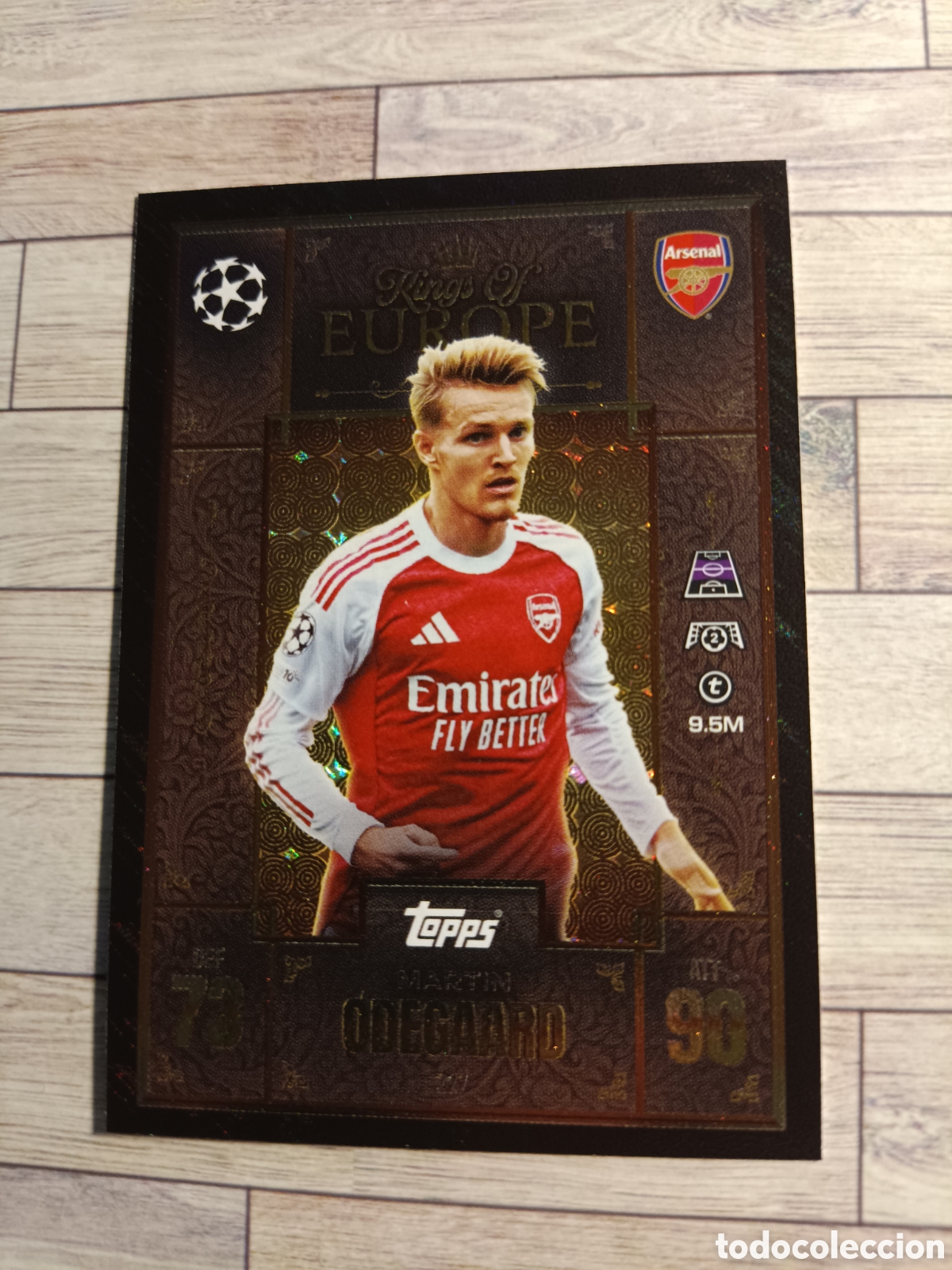 Cromos de Futebol: 227 ODEGAARD KINGS OF EUROPE ARSENAL MATCH ATTAX EXTRA CHAMPIONS 2025 2026 TOPPS 25 26