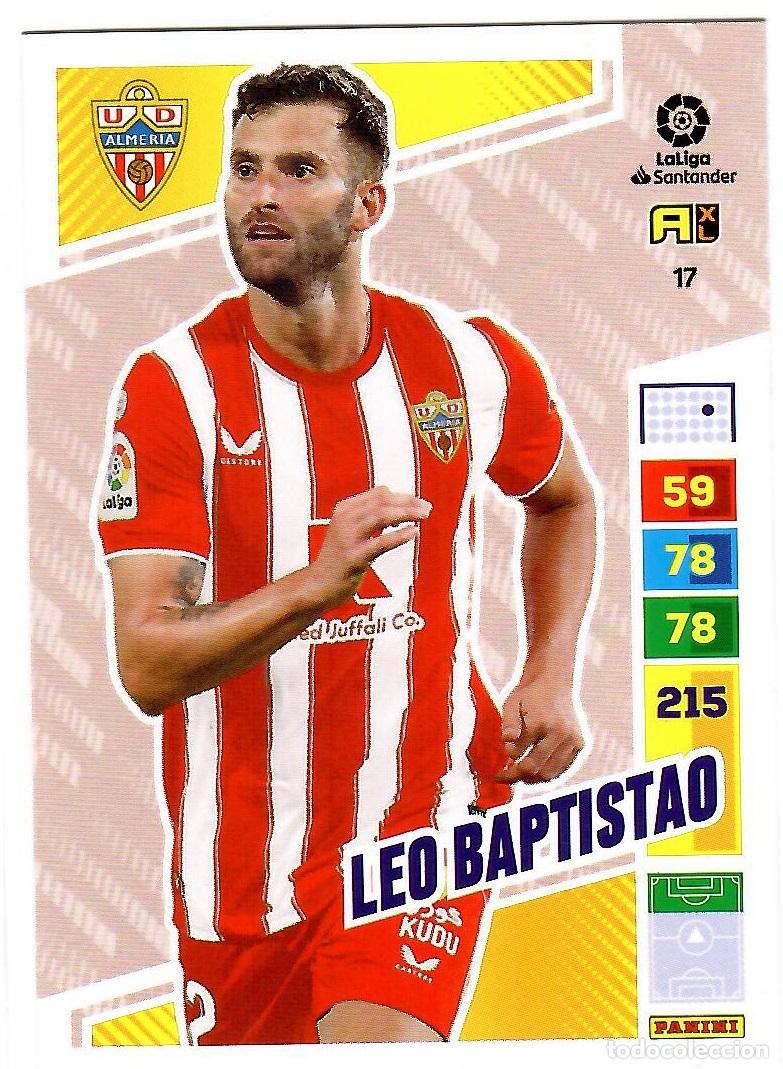 Cromos de Futebol: Leo Baptistao (Almeria), n&ordm; 17: Cromo del album de futbol Adrenalyn 2022-23