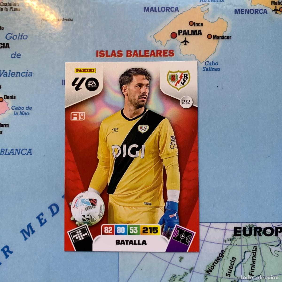 Figurine di Calcio: Batalla n&uacute;mero 272 del Rayo Vallecano cromo adrenalyn XL 25-26 2025-2026
