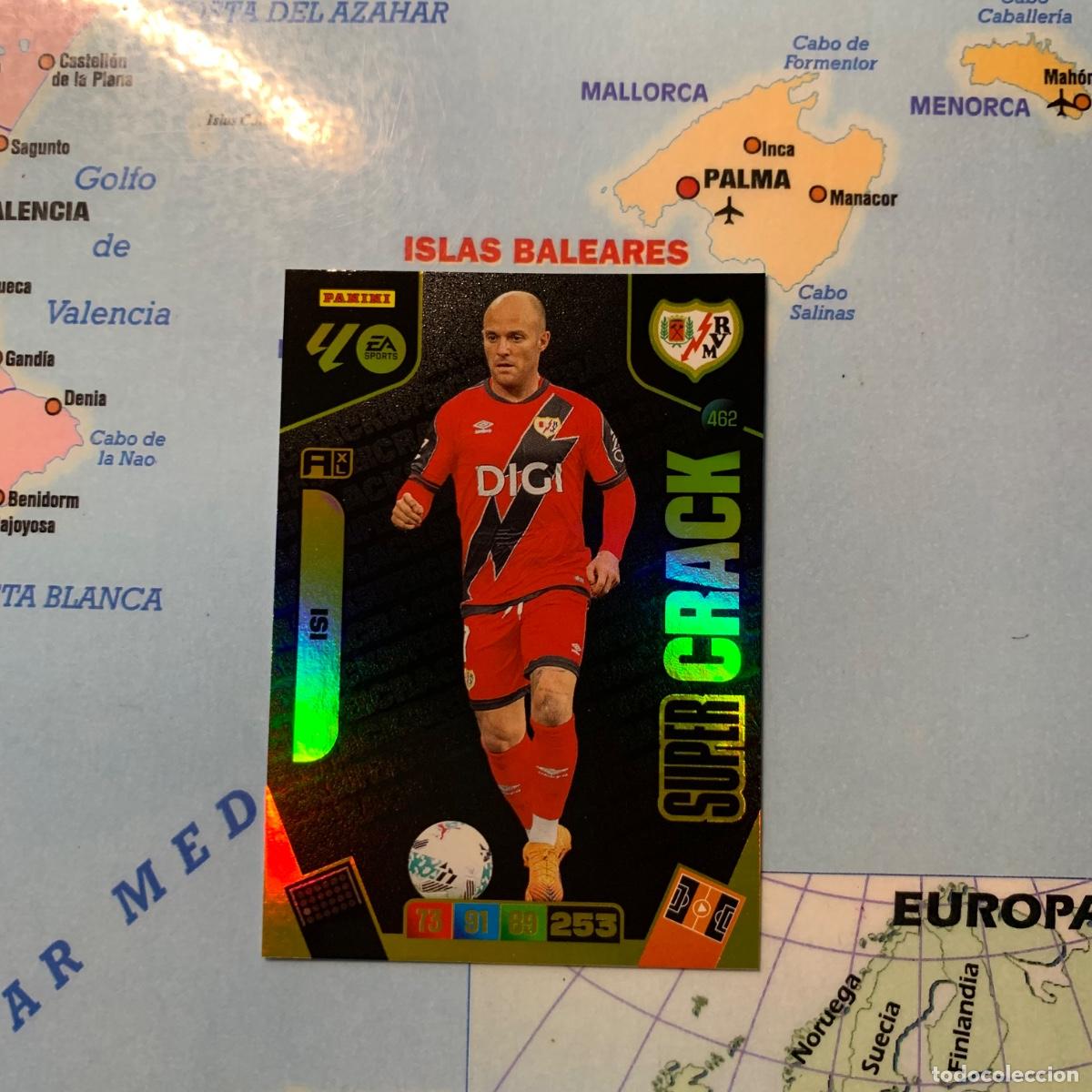 Cromos de f&uacute;tbol: Isi S&uacute;per Crack n&uacute;mero 462 del Rayo Vallecano cromo adrenalyn XL 25-26 2025-2026