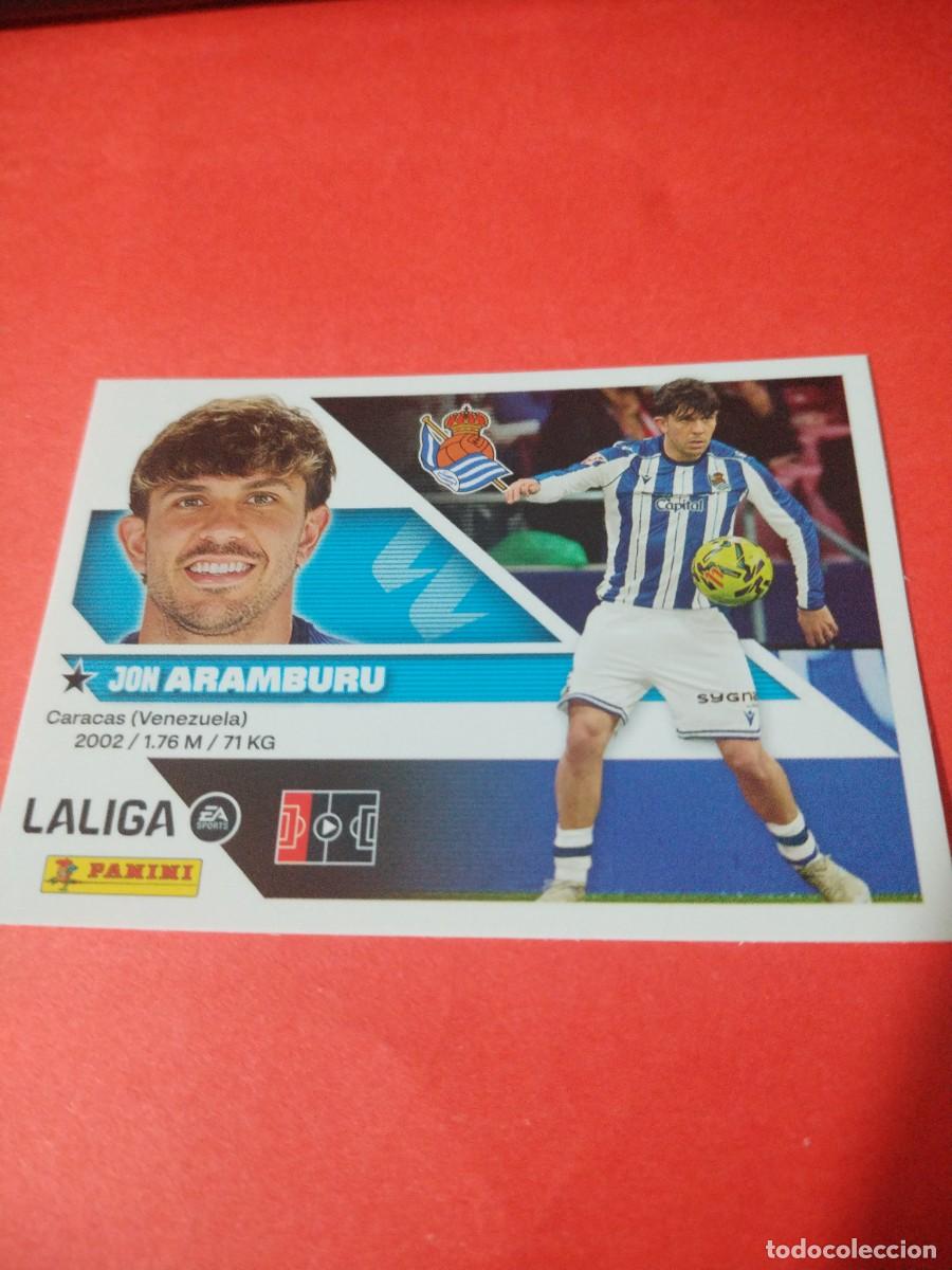 Cromos de f&uacute;tbol: ESTE 2026 2027 REAL SOCIEDAD N 5 ARAMBURU