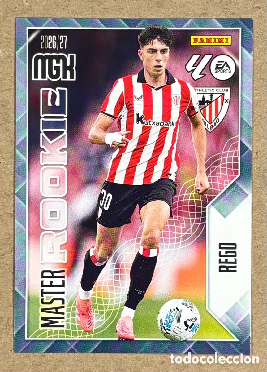 Cromos de f&uacute;tbol: REGO (ATHLETIC CLUB). CARTA MASTER ROOKIE MEGACRACKS MGK 2026/27. #418.
