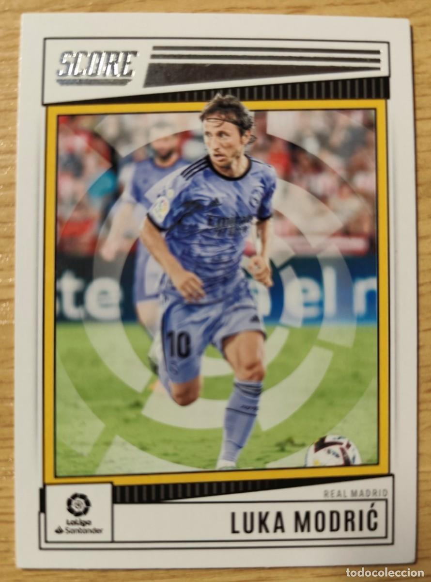 Cromos de f&uacute;tbol: CARD FOOTBALL TRADING CARD FUTBOL LUKA MODRIC REAL MADRID N&ordm; 148 LIGA SCORE 2022-2023/22-23 PANINI