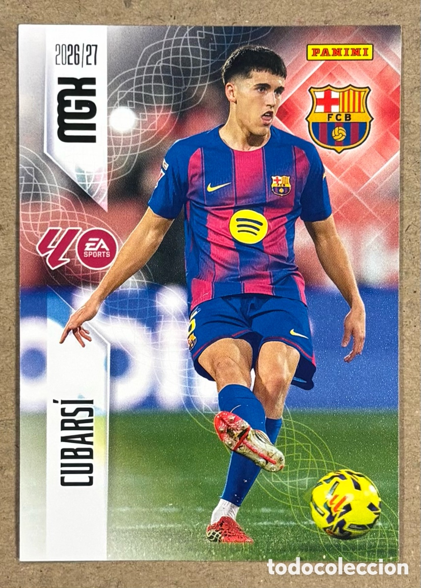 Cromos de f&uacute;tbol: CUBARS&Iacute; (FC BARCELONA). CARTA PANINI MEGACRACKS MGK 2026/27. #78.