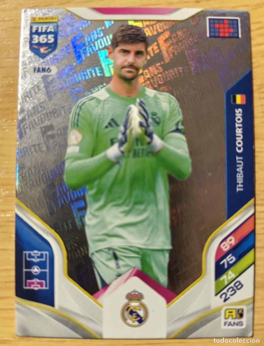 Cromos de f&uacute;tbol: CARD FOOTBALL FAN6 FIFA 365 2026 ADRENALYN XL THIBAUT COURTOIS REAL MADRID CF FANS' FAVOURITE PANINI