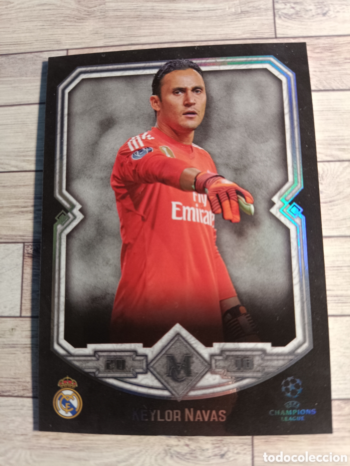 Cromos de f&uacute;tbol: 39 KEYLOR NAVAS REAL MADRID TOPPS MUSEUM UEFA CHAMPIONS LEAGUE 2017 2018 TOPPS 17 18
