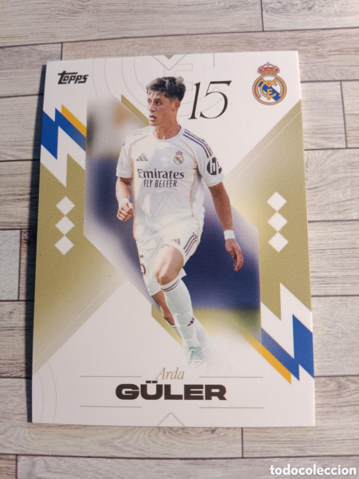 Cromos de f&uacute;tbol: 19 ARDA GULER TOPPS LOS BLANCOS REAL MADRID 2025 2026 TOPPS 25 26