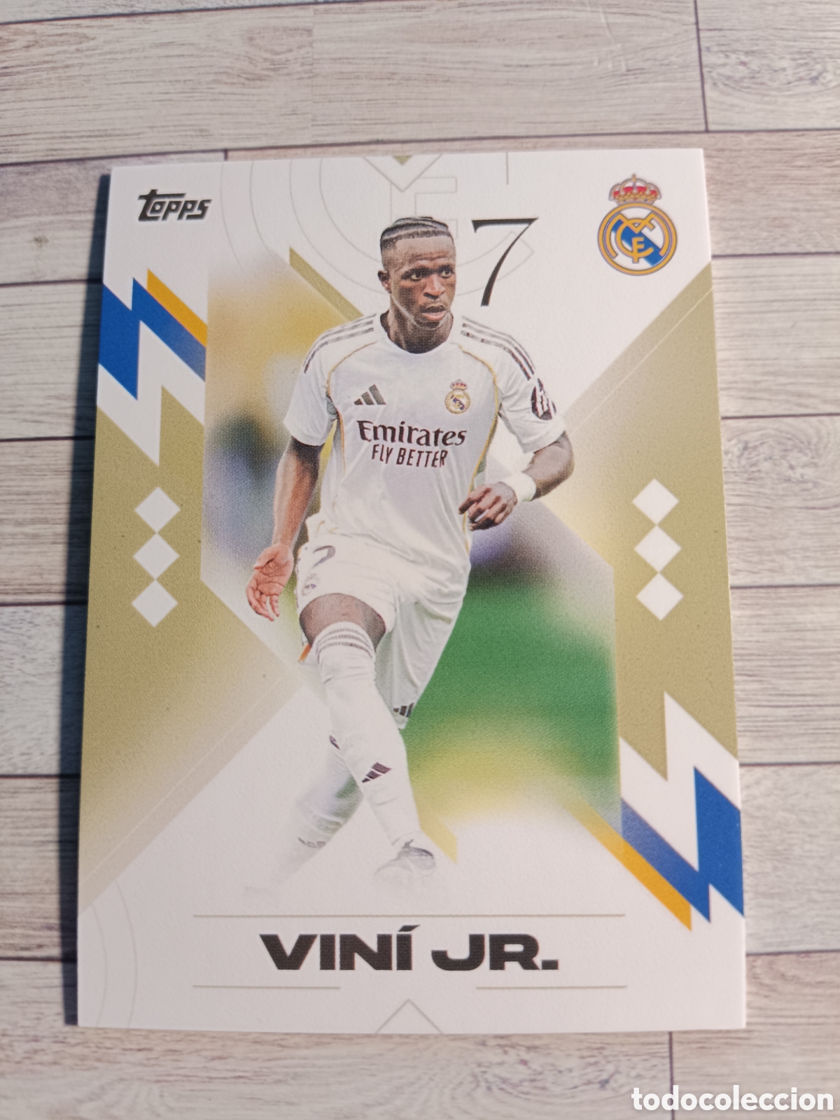 Cromos de f&uacute;tbol: 22 VINI JR. JUNIOR TOPPS LOS BLANCOS REAL MADRID 2025 2026 TOPPS 25 26