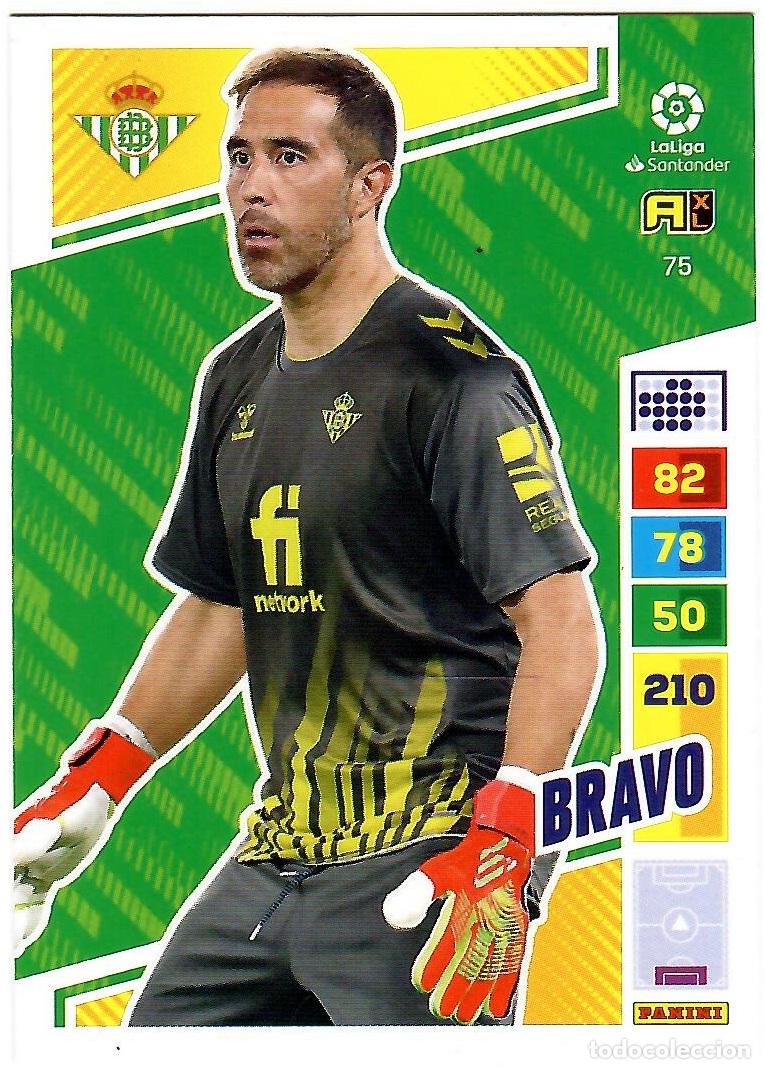 Cromos de f&uacute;tbol: Bravo (R. Betis), n&ordm; 75: Cromo del album de futbol Adrenalyn 2022-23