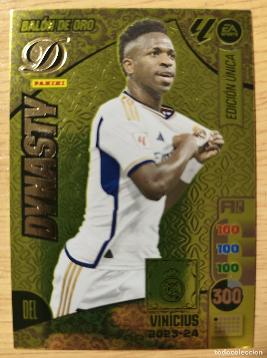 Cromos de f&uacute;tbol: CARD FOOTBALL VINICIUS REAL MADRID BALON DE ORO 2023 2024 DYNASTY LIGA 2024 2025 ADRENALYN