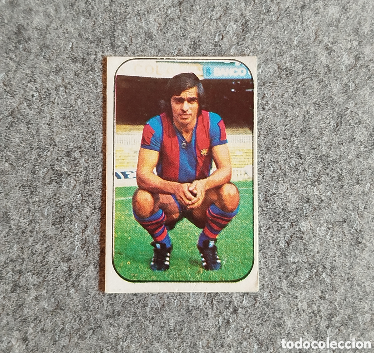 Cromos de f&uacute;tbol: AMARILLO ULTIMOS FICHAJES N&deg; 26 F.C. BARCELONA 76 77 1976 1977 CROMO FICHAJE NUNCA PEGADO SIN PEGAR