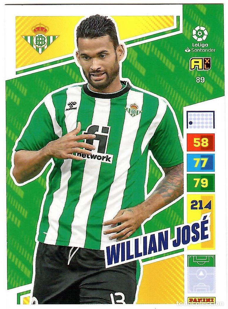Fu&szlig;ball-Sticker: William Jose (R. Betis), n&ordm; 89: Cromo del album de futbol Adrenalyn 2022-23