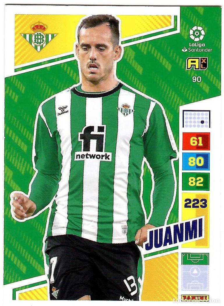 Fu&szlig;ball-Sticker: Juanmi (R. Betis), n&ordm; 90: Cromo del album de futbol Adrenalyn 2022-23