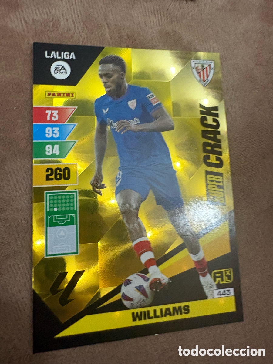 Fu&szlig;ball-Sticker: Adrenalyn 2023 2024 23 24 panini Williams super crack n&deg; 443 Athletic Bilbao