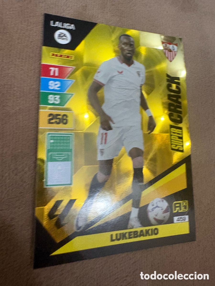 Cromos de f&uacute;tbol: Lukebakio s&uacute;per crack n&uacute;mero 459 de Sevilla cromo Adrenalyn XL 23-24 2023-2024
