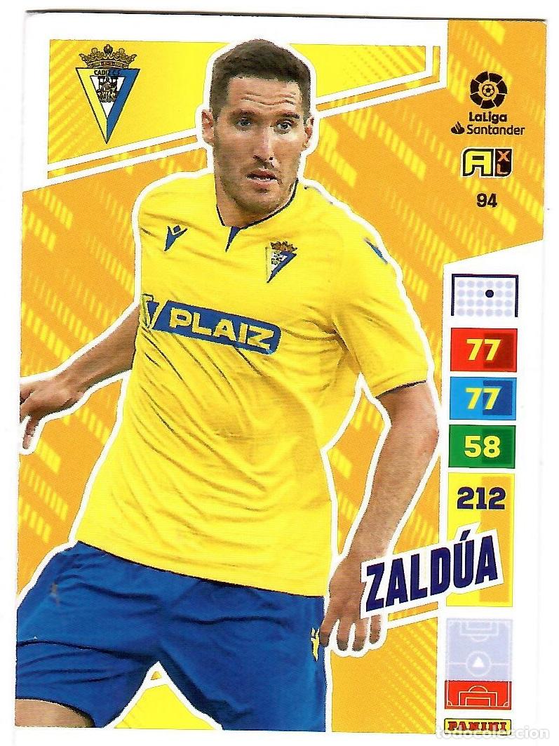 Cromos de f&uacute;tbol: Zaldua (Cadiz), n&ordm; 94: Cromo del album de futbol Adrenalyn 2022-23
