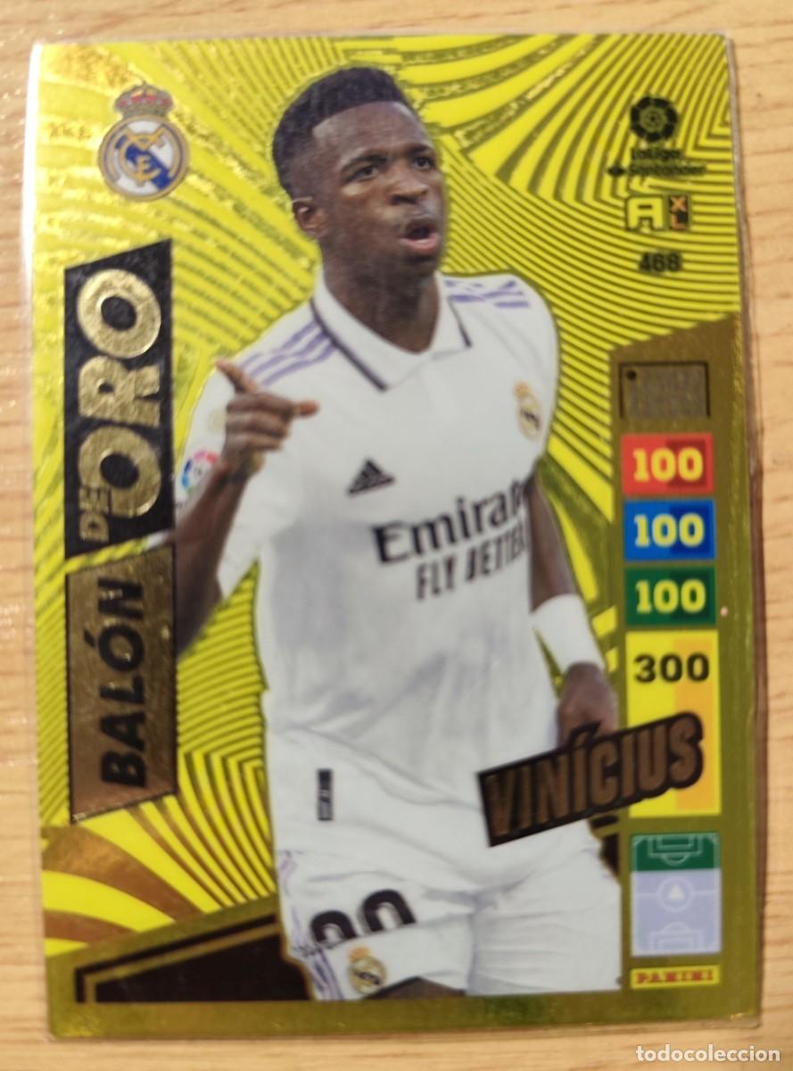 Cromos de f&uacute;tbol: CARD FOOTBALL N&ordm; 468 VINICIUS REAL MADRID- ADRENALYN 22 23- PANINI 2022-23- BALON DE ORO