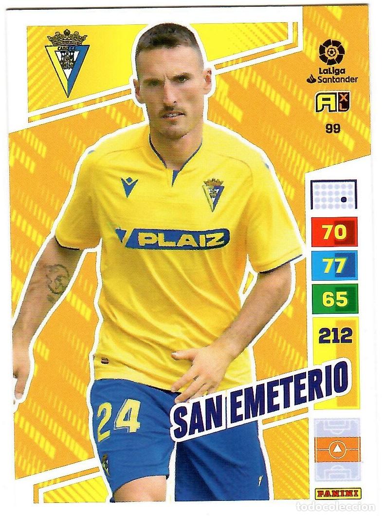 Cromos de f&uacute;tbol: San Emeterio (Cadiz), n&ordm; 99: Cromo del album de futbol Adrenalyn 2022-23