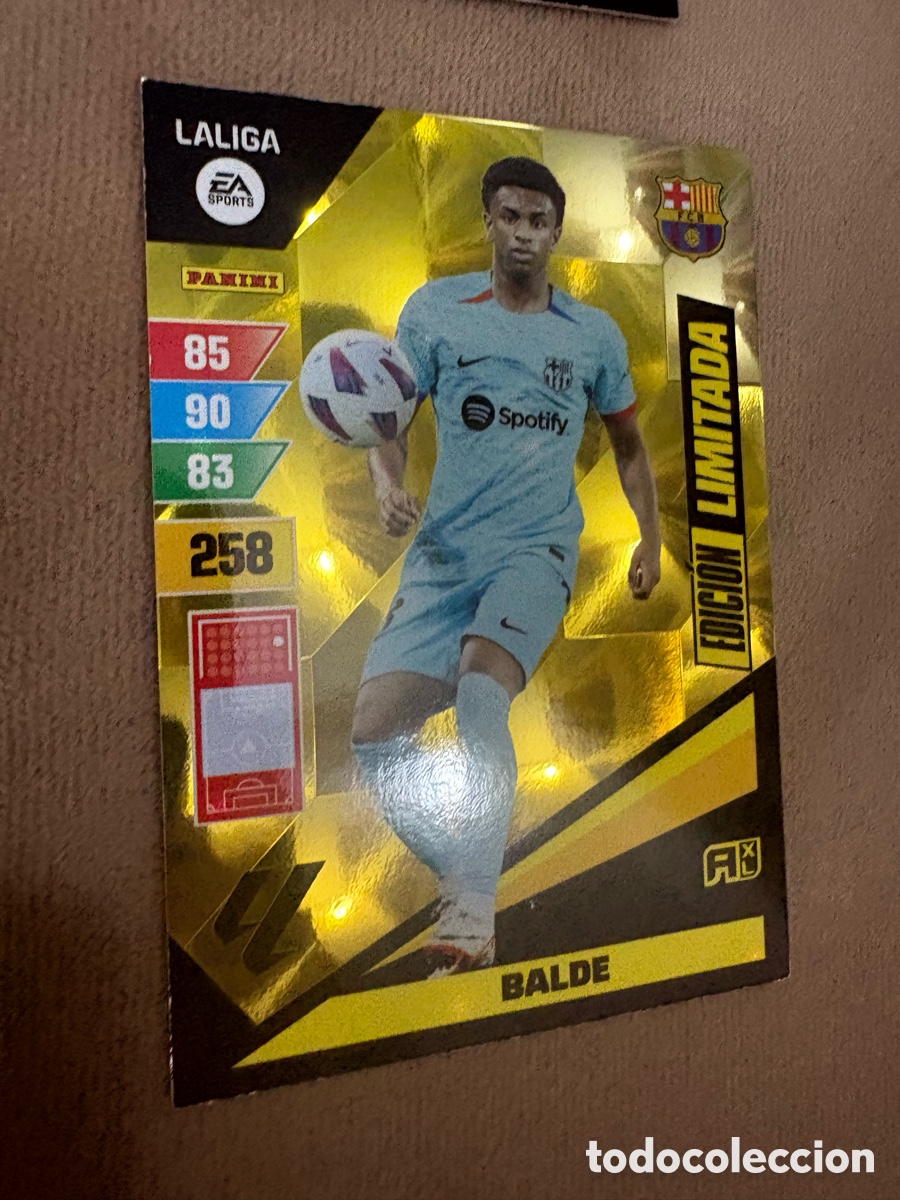 Cromos de f&uacute;tbol: adrenalyn 2023-24 balde barcelona especial edici&oacute;n limitada panini la liga xl