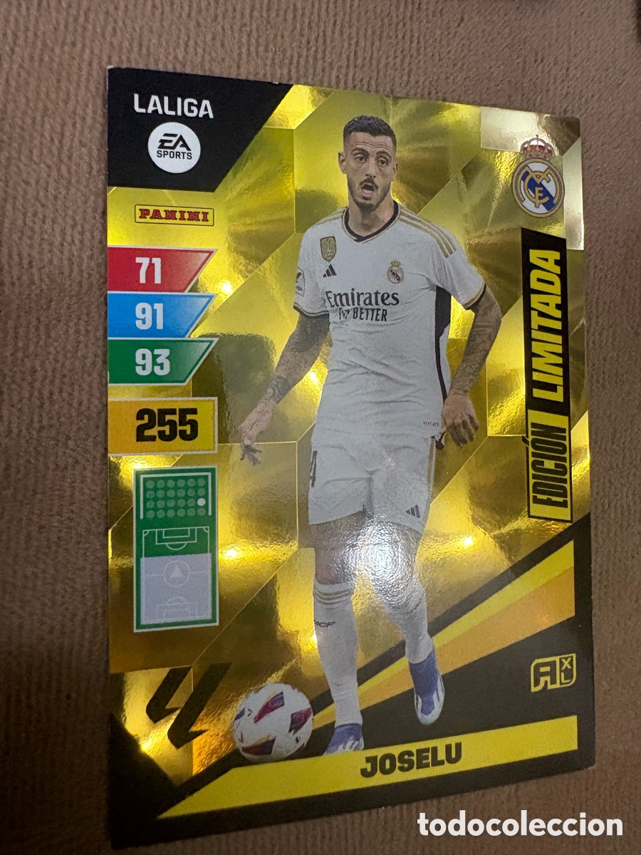 Cromos de f&uacute;tbol: Joselu Edici&oacute;n Limitada Real Madrid CF Adrenalyn XL 23 24