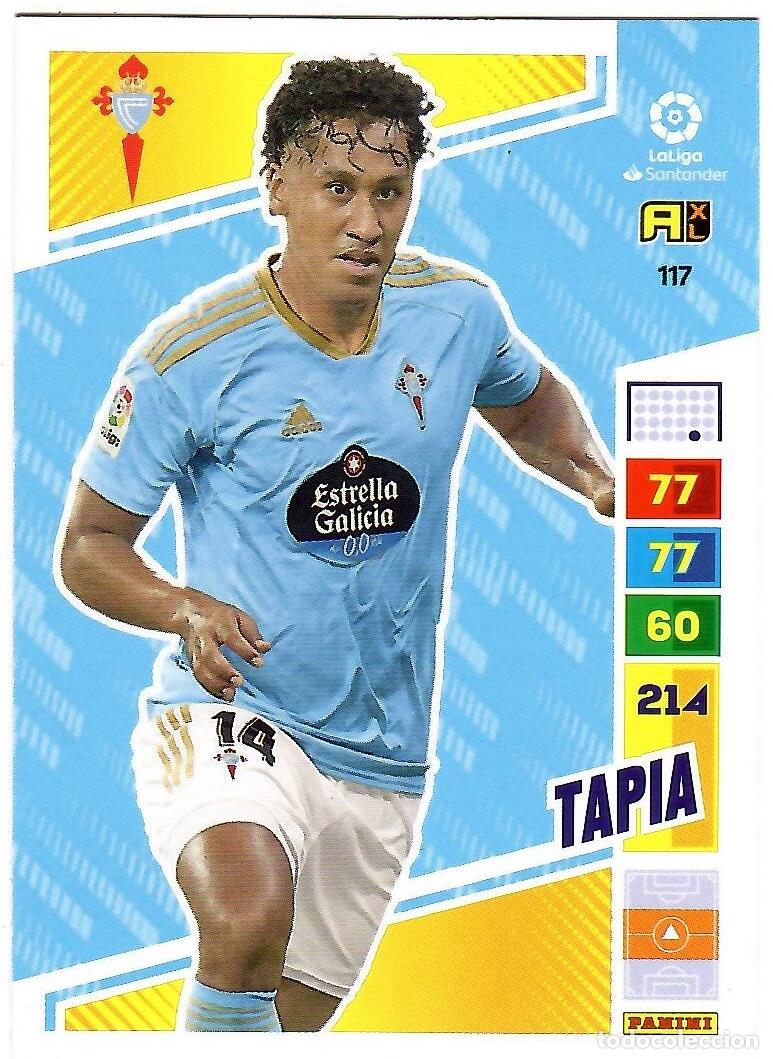 Cromos de f&uacute;tbol: Tapia (Celta de Vigo), n&ordm; 117: Cromo del album de futbol Adrenalyn 2022-23