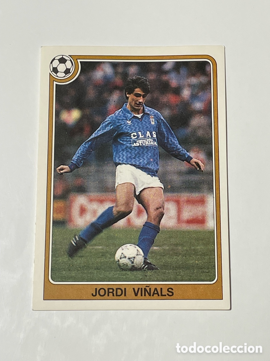 Cromos de f&uacute;tbol: Jordi Vi&ntilde;als Oviedo Panini 92/93 #144