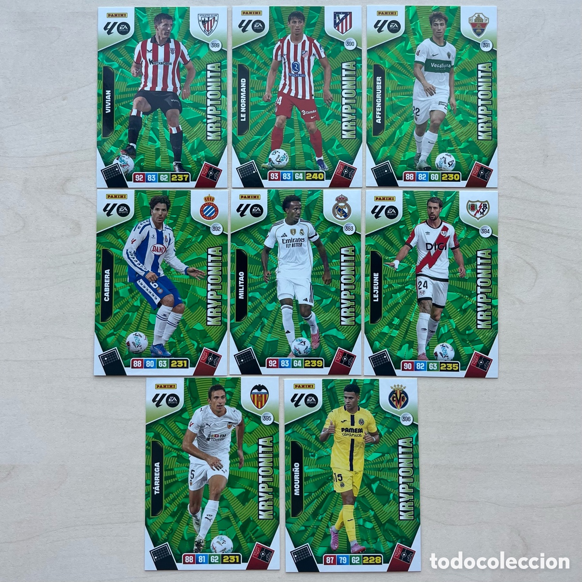 Cromos de f&uacute;tbol: Lote 8 Kryptonita Adrenalyn XL 2025-26