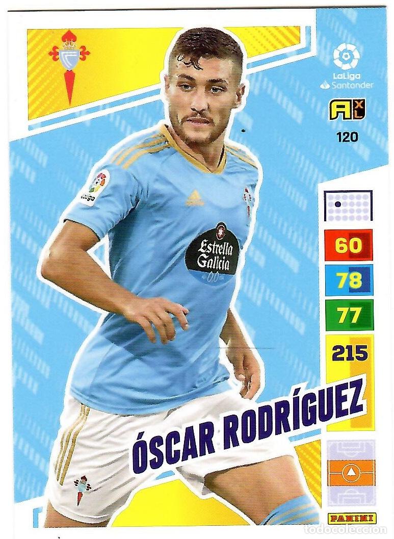 Cromos de f&uacute;tbol: Oscar Rodriguez (Celta de Vigo), n&ordm; 120: Cromo del album de futbol Adrenalyn 2022-23