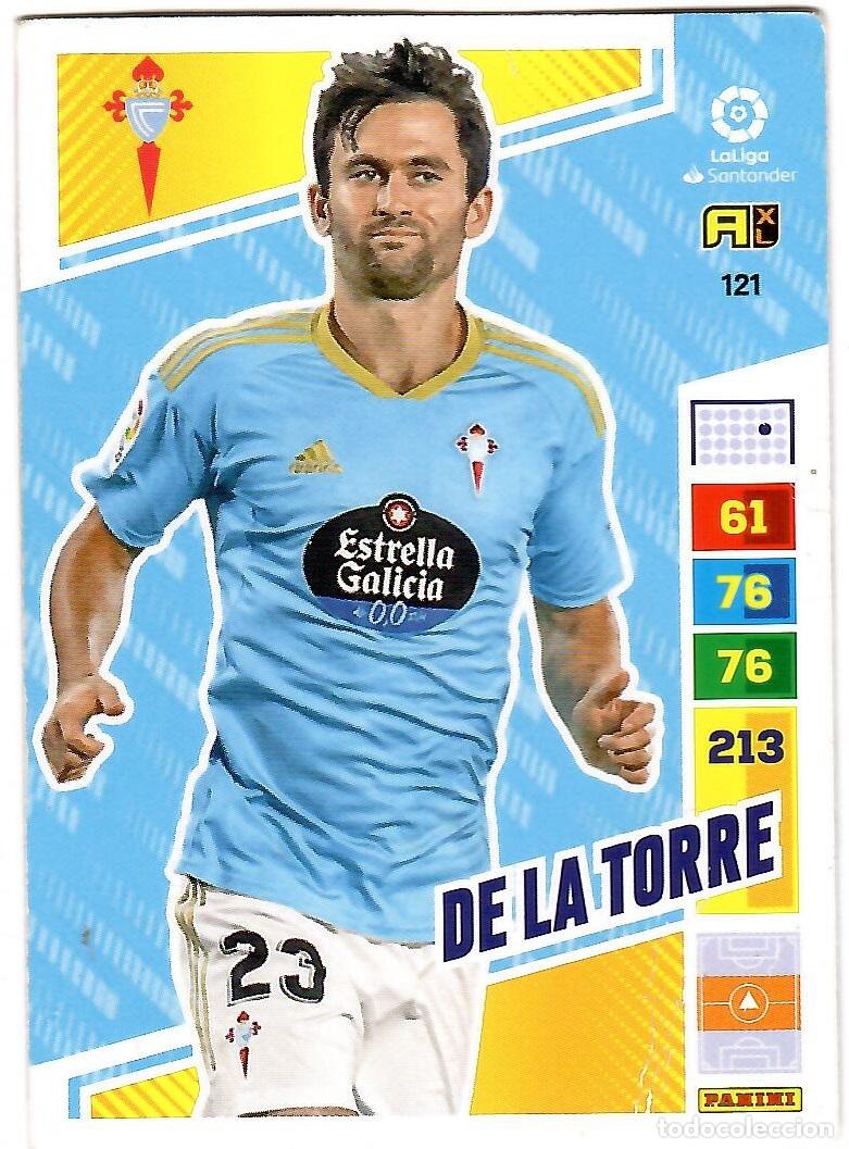 Cromos de f&uacute;tbol: De la Torre (Celta de Vigo), n&ordm; 121: Cromo del album de futbol Adrenalyn 2022-23