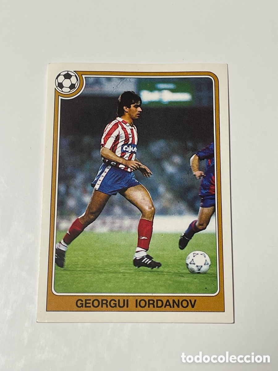 Cromos de f&uacute;tbol: Georgui Iordanov Sporting de Gij&oacute;n Panini 92/93 #137