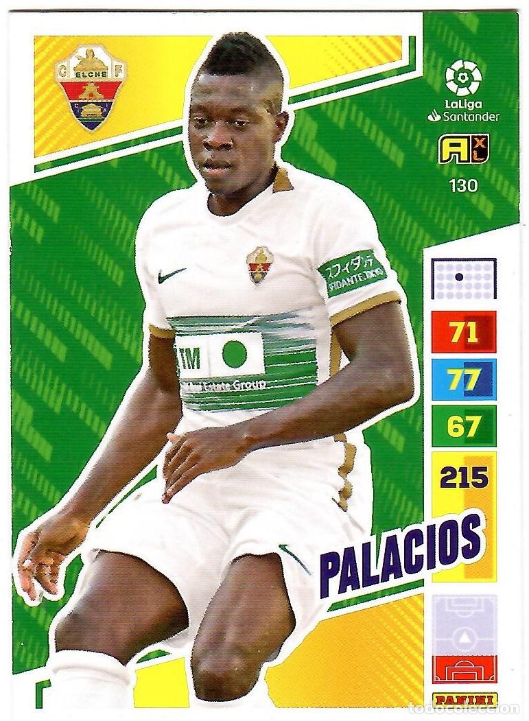 Cromos de f&uacute;tbol: Palacios (Elche), n&ordm; 130: Cromo del album de futbol Adrenalyn 2022-23