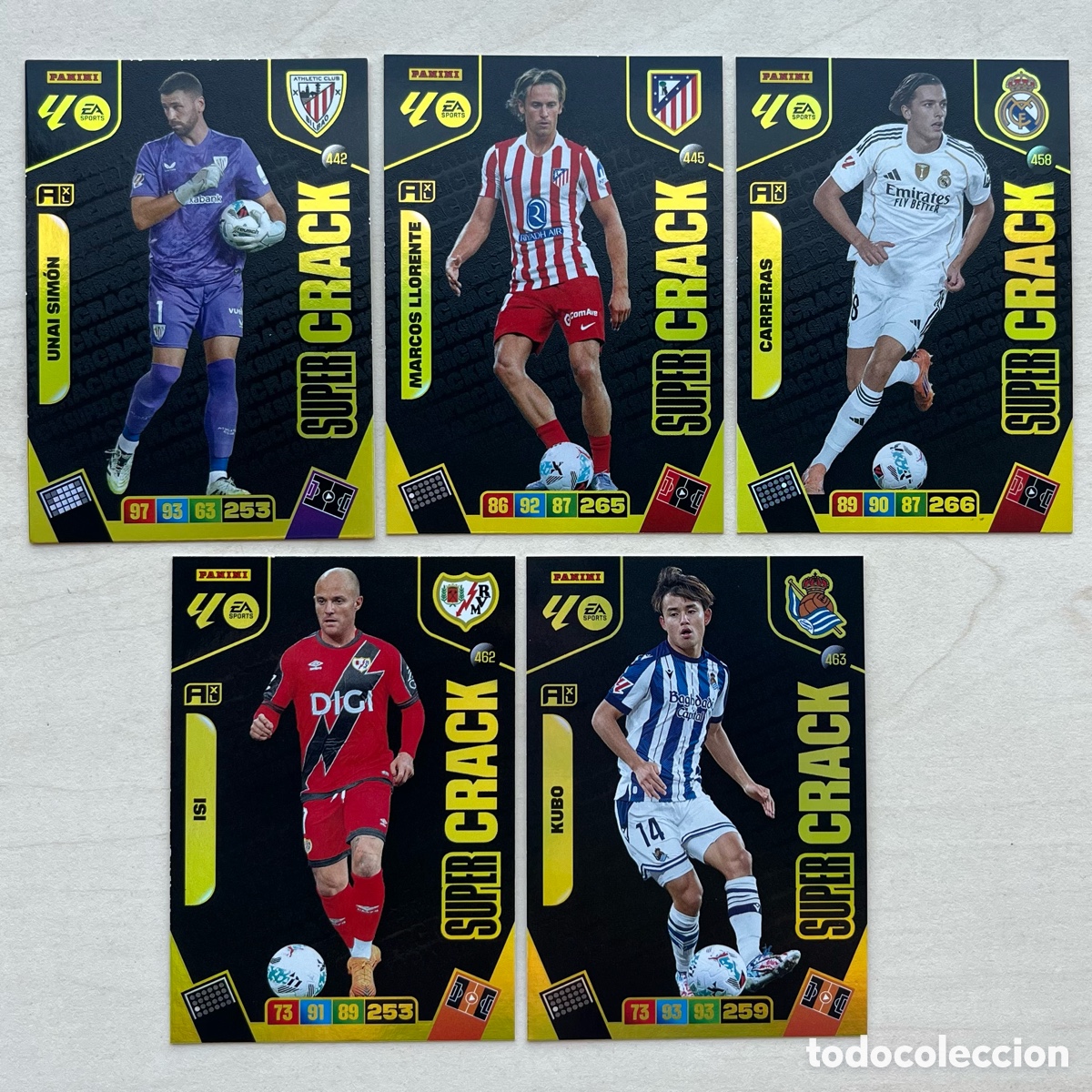 Football Stickers: Lote 5 Super Cracks Adrenalyn XL 2025-26
