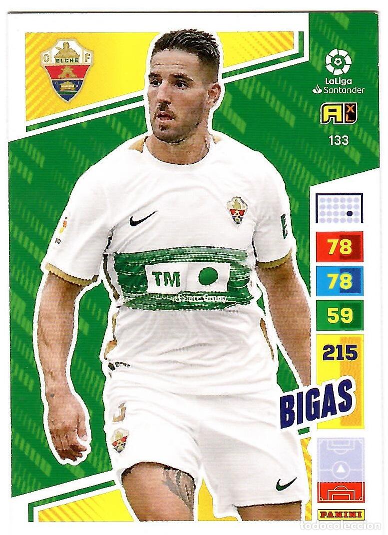 Cromos de f&uacute;tbol: Bigas (Elche), n&ordm; 133: Cromo del album de futbol Adrenalyn 2022-23